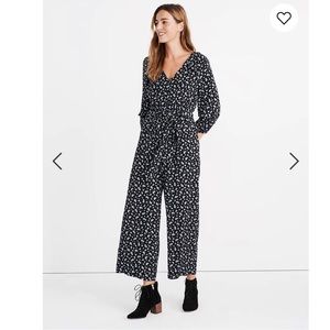 Madewell Ruffle-sleeve tie-waist Jumpsuit